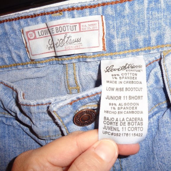 LEVI'S Strauss Signature Stretch Jeans 11 Short - Picture 11 of 11
